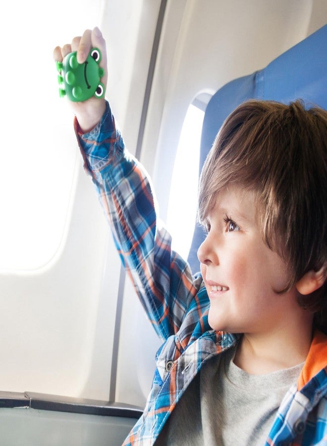 Rite Lite Passover Pop A Frogs Set of 2, Stick On Walls, Windows Suction Pesach Seder Plague Home Decorations Jewish Holiday Party Favors Goodie Bag Favors Judaica Hostess Hours of Passover Fun! - Image 4