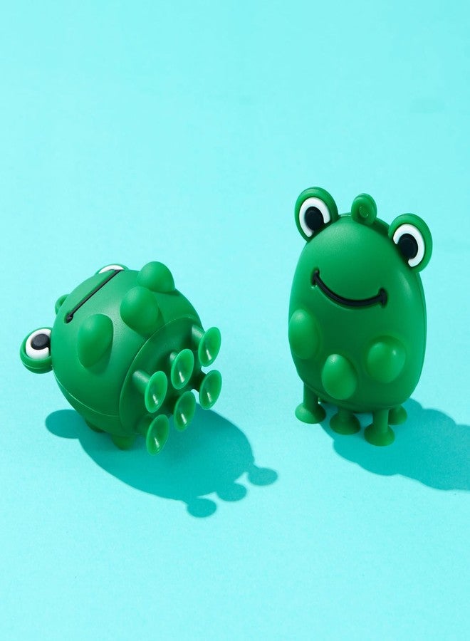 Rite Lite Passover Pop A Frogs Set of 2, Stick On Walls, Windows Suction Pesach Seder Plague Home Decorations Jewish Holiday Party Favors Goodie Bag Favors Judaica Hostess Hours of Passover Fun! - Image 2