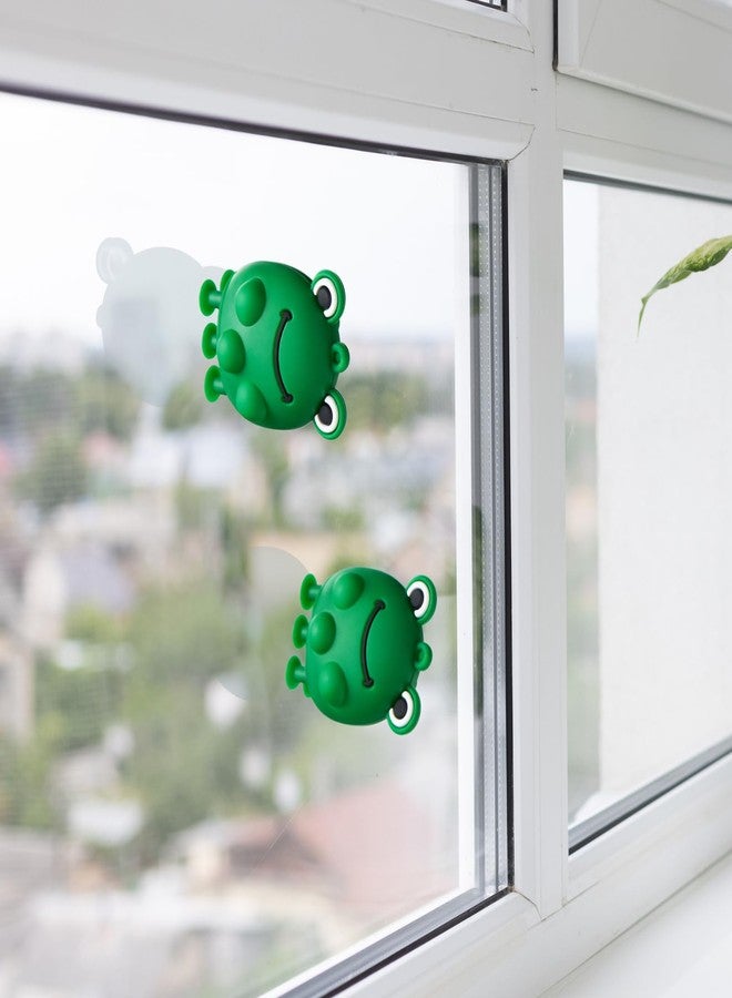 Rite Lite Passover Pop A Frogs Set of 2, Stick On Walls, Windows Suction Pesach Seder Plague Home Decorations Jewish Holiday Party Favors Goodie Bag Favors Judaica Hostess Hours of Passover Fun! - Image 3