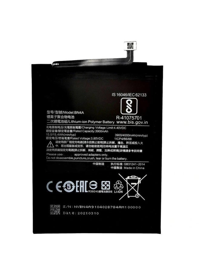 For XiaomiRedmi Note7 Note7pro BAttery BN4A Mobile Phone BAttery-Standard Capacity:3900