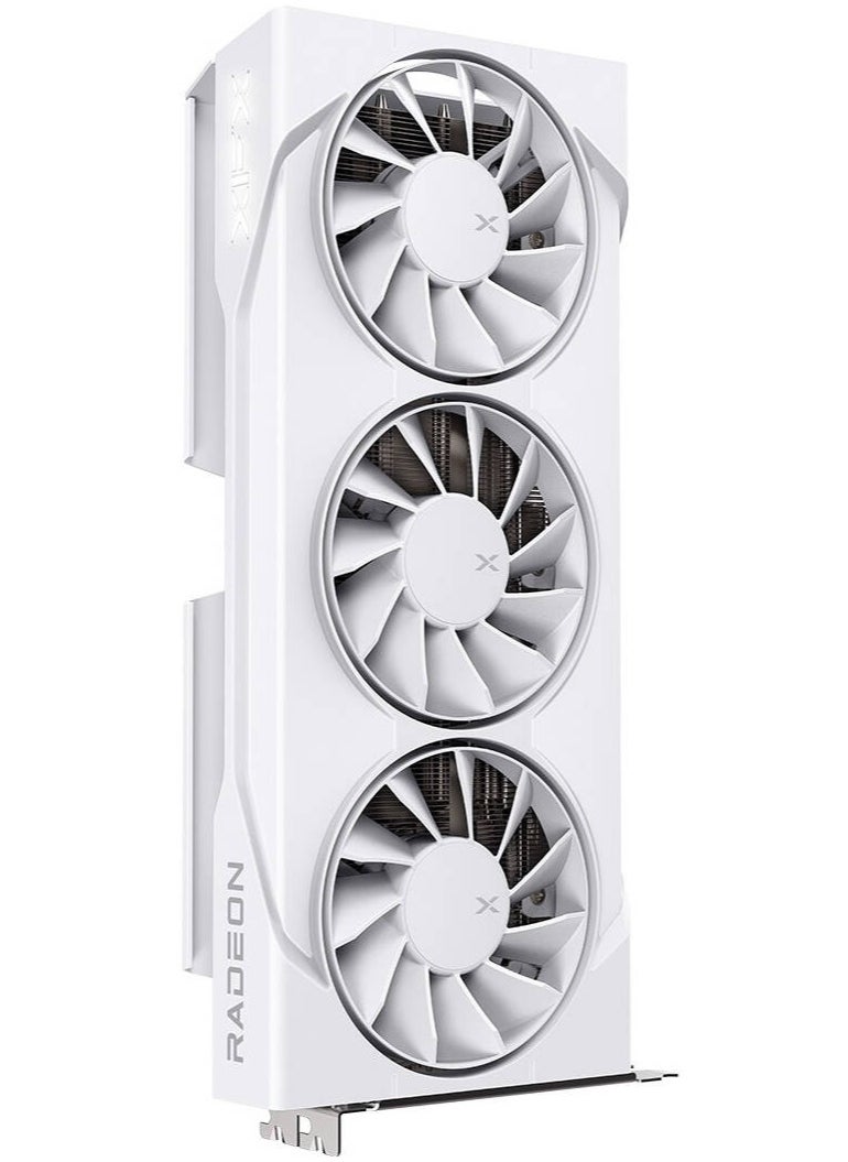 XFX Swift AMD Radeon RX 9060 XT OC Triple Fan Gaming Edition, 16GB GDDR6 128-Bit Memory, 3320 MHz Boost Speed, 2048 Stream Processors, 20 Gbps Memory Clock, PCI-E 5.0, White | RX-96TS316W7  - Image 2
