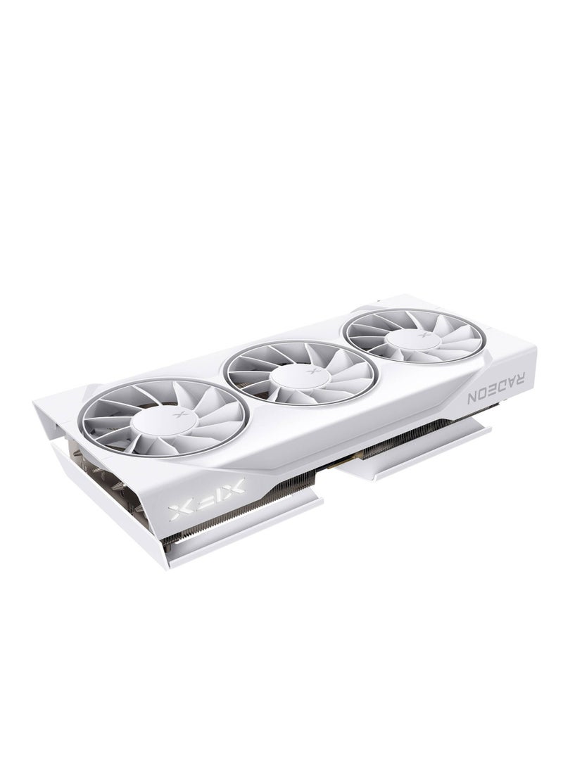 XFX Swift AMD Radeon RX 9060 XT OC Triple Fan Gaming Edition, 16GB GDDR6 128-Bit Memory, 3320 MHz Boost Speed, 2048 Stream Processors, 20 Gbps Memory Clock, PCI-E 5.0, White | RX-96TS316W7  - Image 4