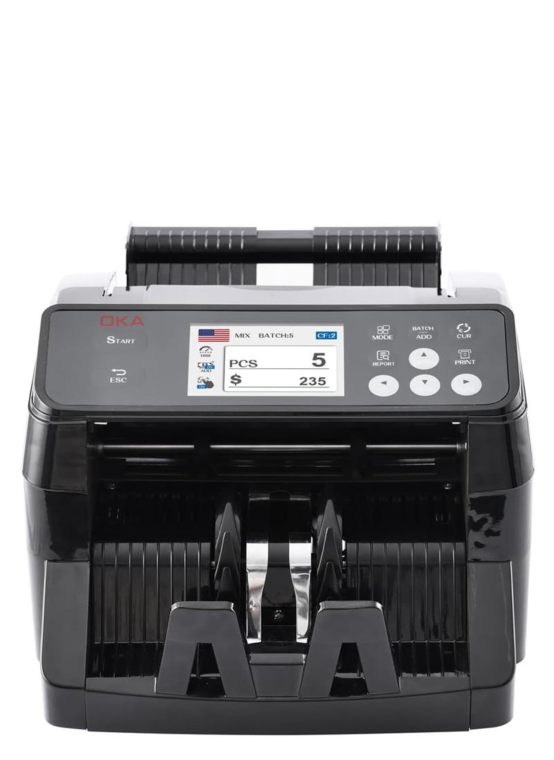 OKAA Bill Counting for sorting and counting various currencies and detecting counterfeiting/OKA-MIX110  - Image 1