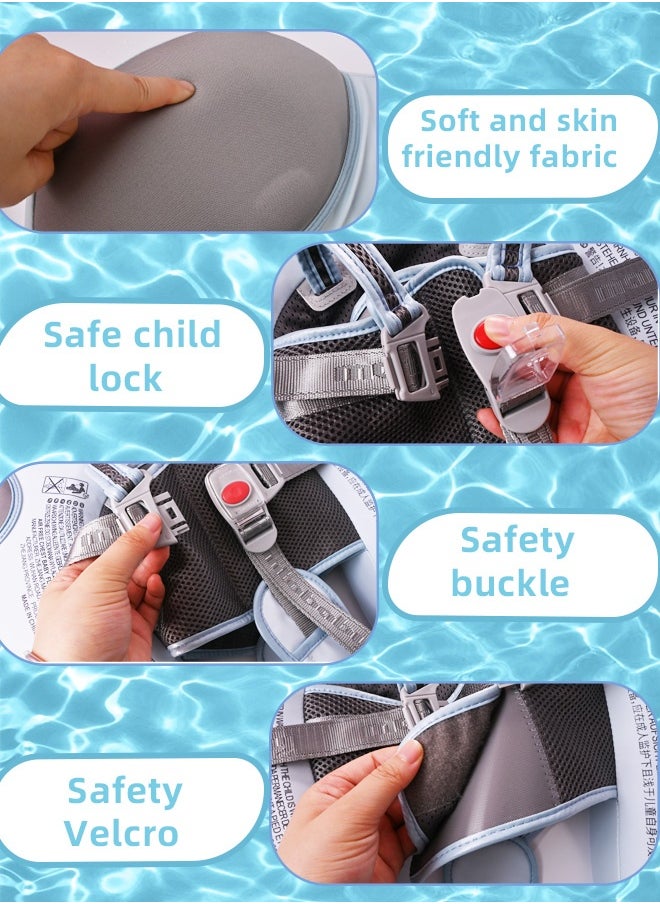 Baby Float Add Tail Newest Baby Swim Float Non-Inflatable Waist Swim Ring