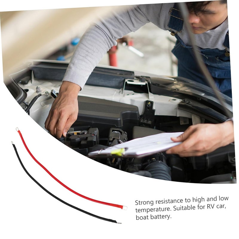 5AWG Heavy Duty Battery Ground Wire 2pcs Automotive RV Power Cable with Copper Connectors - Image 5