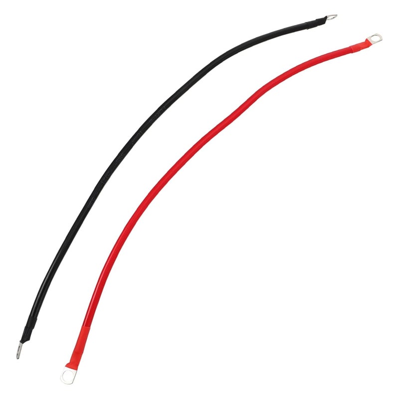 5AWG Heavy Duty Battery Ground Wire 2pcs Automotive RV Power Cable with Copper Connectors - Image 2