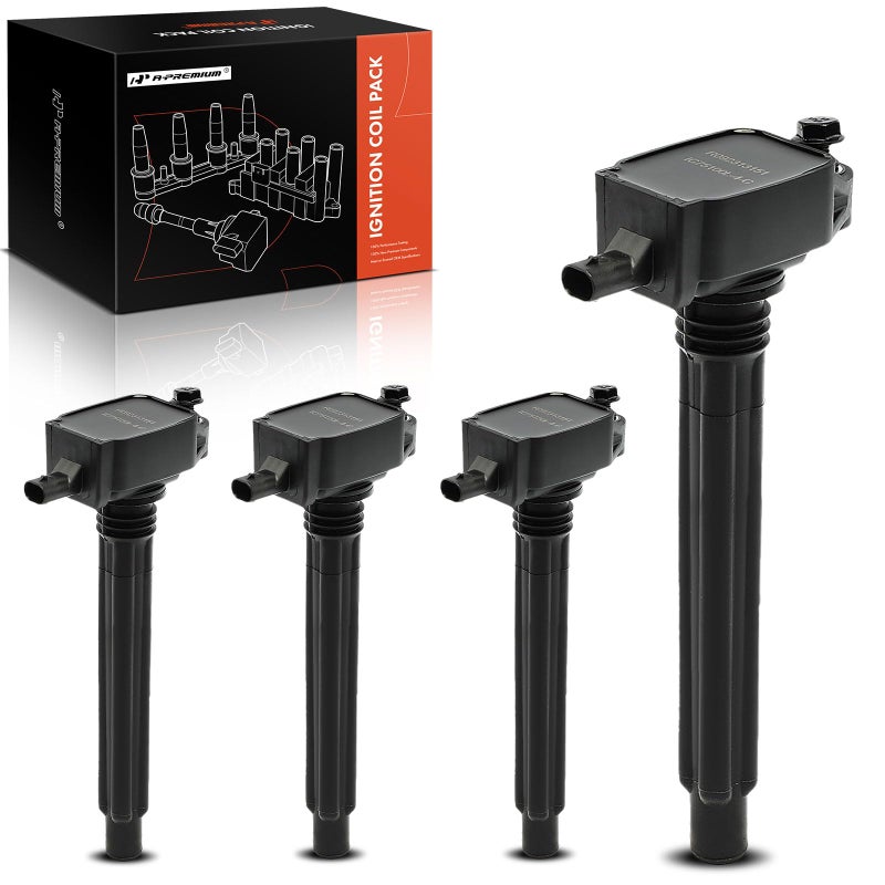 حزم شمعات الإشعال APremium 4 قطع متوافقة مع سيارات كرايسلر دودج فيات جيب L4 24L 200 2015-2017 دارت 2013-2016 500X 2016-2018 شيروكي 2014-2020 كومباس 2018-2021