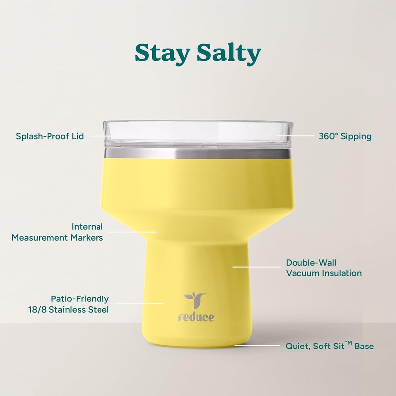 Low wear optimized build REDUCE SALTINI TUMBLER 16oz PC PINA COLADA Gulf user preference oriented build - Image 3