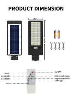 Outdoor Solar LED Street Light with Motion Sensor, IP66 Waterproof and Dustproof Rated Solar Wall Light with Remote, Floodlight for Backyard and Garage - pzsku/ZB2261F109AA5AE03230CZ/45/_/1734420028/0bf0f53a-2836-4f42-8c9f-3b3b508c10c2