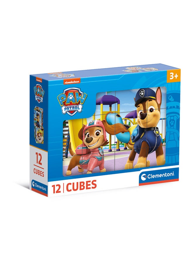 Clementoni Cubi 12 Puzzle – Paw Patrol 2024 | Kids Educational Cube Puzzle Age 3+ Learning Toy - Image 1