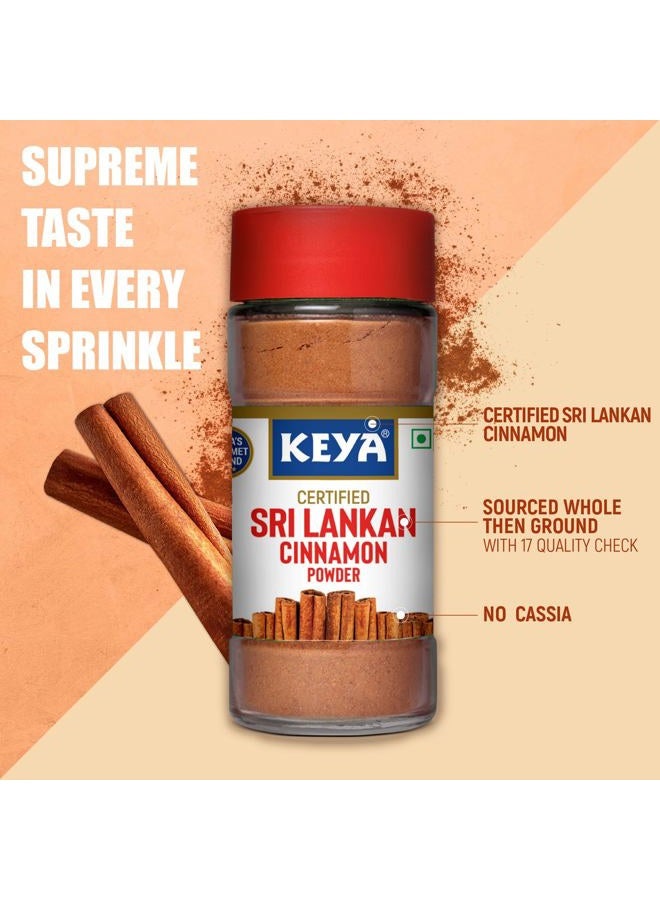 Keya CINNAMON POWDER GLASS BOTTLE 45GM X 48 - Image 4