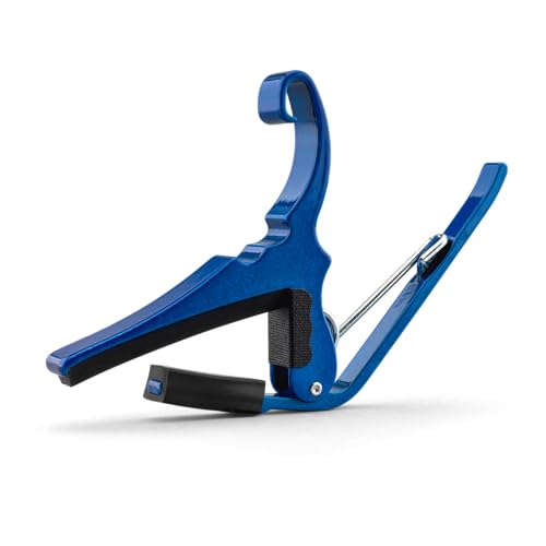 Kyser Quick-Change Guitar Capo for 6-string acoustic guitars, Blue, KG6UA - Image 2