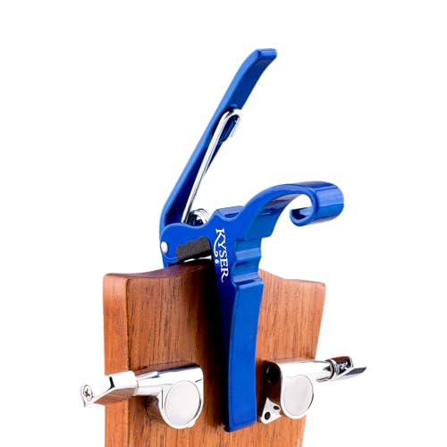 Kyser Quick-Change Guitar Capo for 6-string acoustic guitars, Blue, KG6UA - Image 4