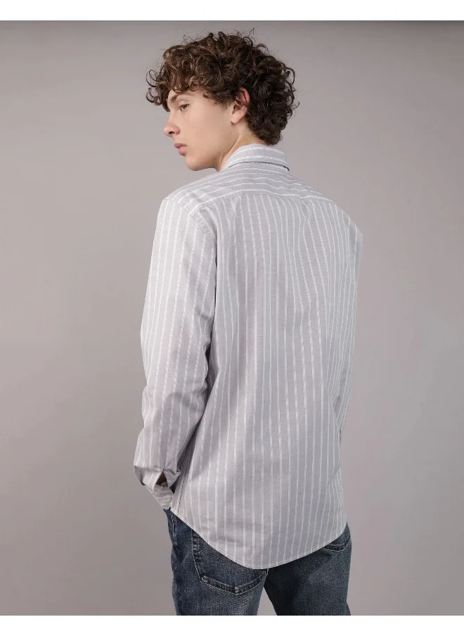American Eagle AE Everyday Poplin Button-Up Shirt