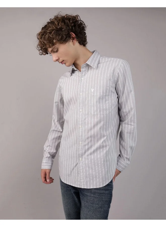 American Eagle AE Everyday Poplin Button-Up Shirt