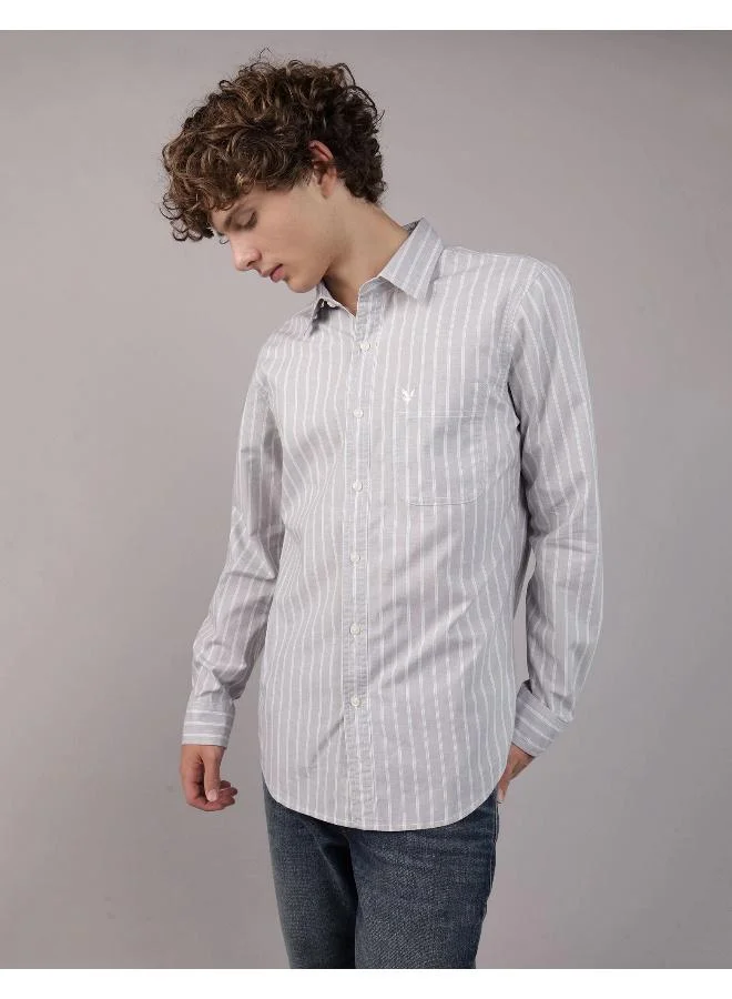 American Eagle AE Everyday Poplin Button-Up Shirt