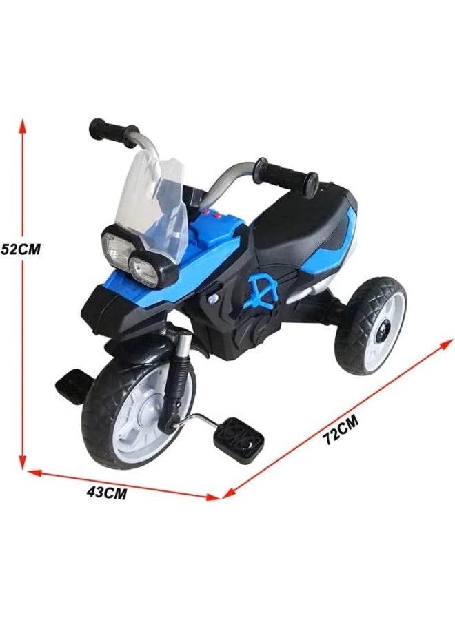 United 318 Pedal Drum with Music for Kids, Blue - Image 2