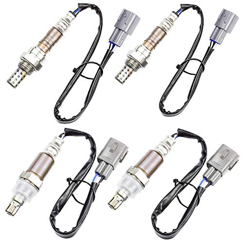 higherbro 4x Air Fuel Ratio Oxygen O2 Sensor 1 & 2 for Toyota Tundra 2005 2006 4.0L 4.7L Upper Lower Upstream + Downstream - Image 1