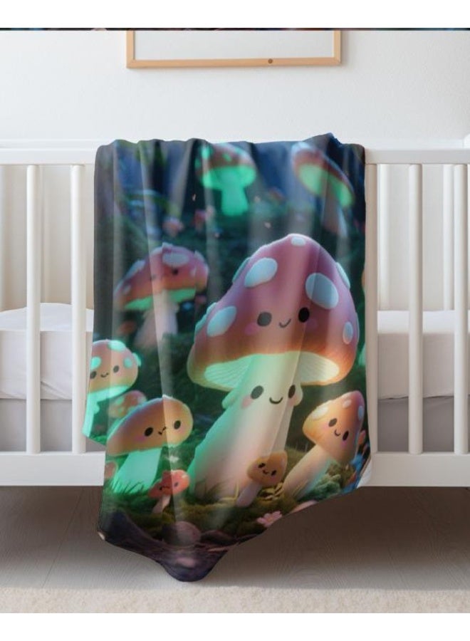 general Baby and children's cartoon flannel thin blanket (warm and comfortable, suitable for sleep, game use) 70cm*100cm - Image 1
