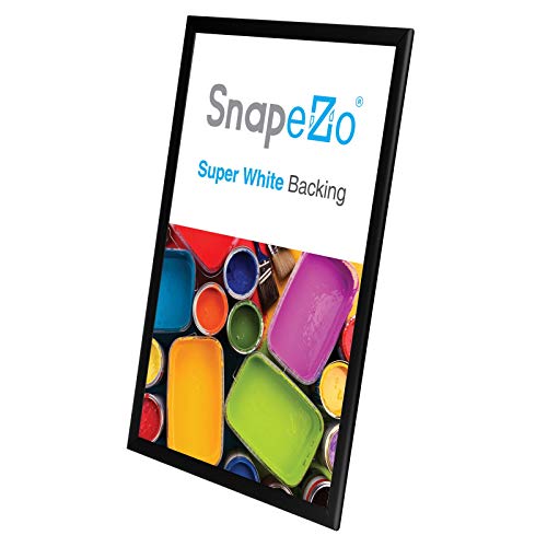 SnapeZo Poster Frame 20x30, Black, 1.25 Inch Aluminum Profile, Front-Loading Snap Frame, Wall Mounting, Professional Series - Image 4