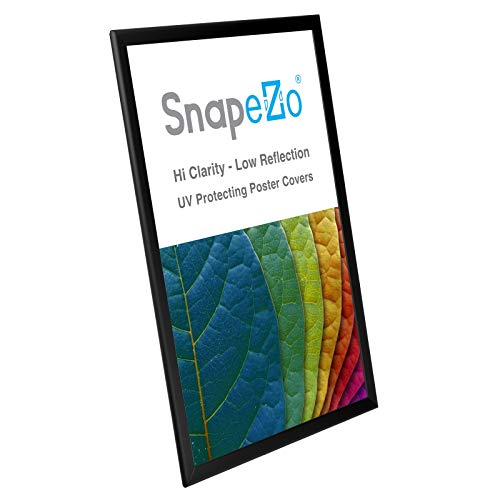 SnapeZo Poster Frame 20x30, Black, 1.25 Inch Aluminum Profile, Front-Loading Snap Frame, Wall Mounting, Professional Series - Image 3