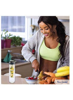 Hans Larsen Larsen 800Ml Fruit Infuser Water Bottle Bpa-Free Sports Bottle - Flip Top Lid  - Image 5