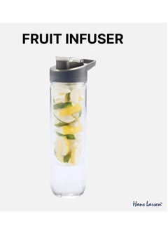 Hans Larsen Larsen 800Ml Fruit Infuser Water Bottle Bpa-Free Sports Bottle - Flip Top Lid  - Image 2