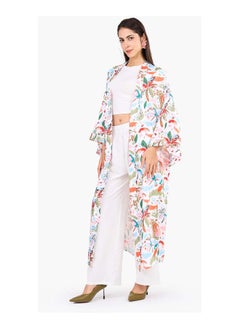Clue Colorful Palm-Print Kimono  - Image 2