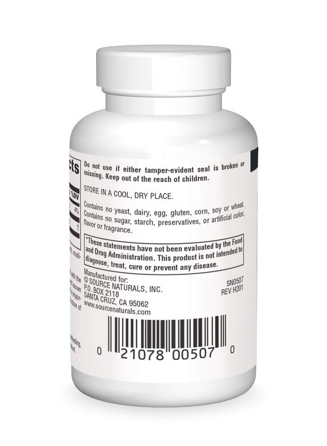 Source Naturals سورس ناتشورالز بABA - حمض بارا أمينو بنزويك، 100 ملغ مكمل غذائي - 100 قرص - Image 2