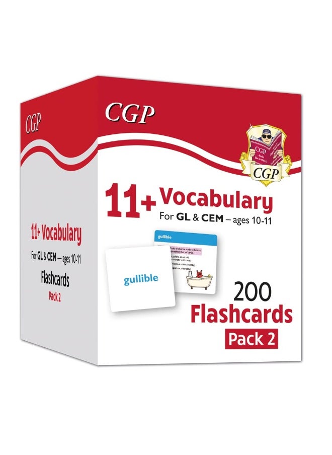 11+ Vocabulary Flashcards for Ages 10-11 - Pack 2  - Image 1
