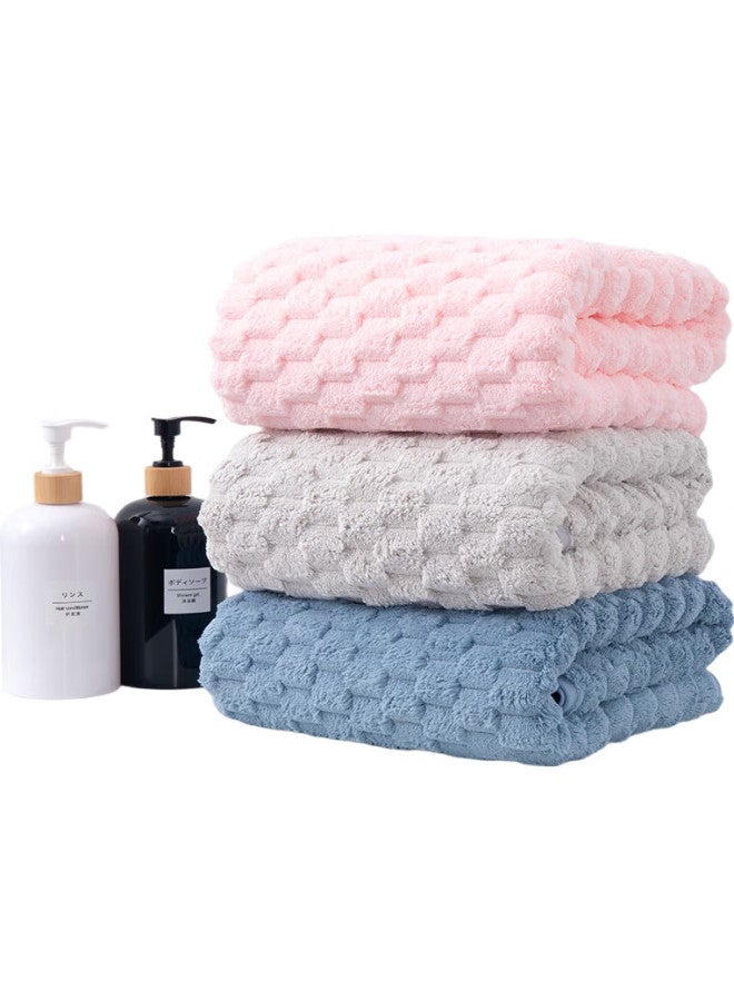 Grace 5A Grade Antibacterial Bath Towel, 275G, Thickened, Cloud-Soft, Quick-Drying, Soft, Adult Coral Fleece, Large Bath Towel For Men And Women - Image 3