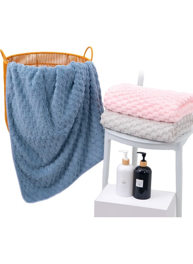 Grace 5A Grade Antibacterial Bath Towel, 275G, Thickened, Cloud-Soft, Quick-Drying, Soft, Adult Coral Fleece, Large Bath Towel For Men And Women - Image 1