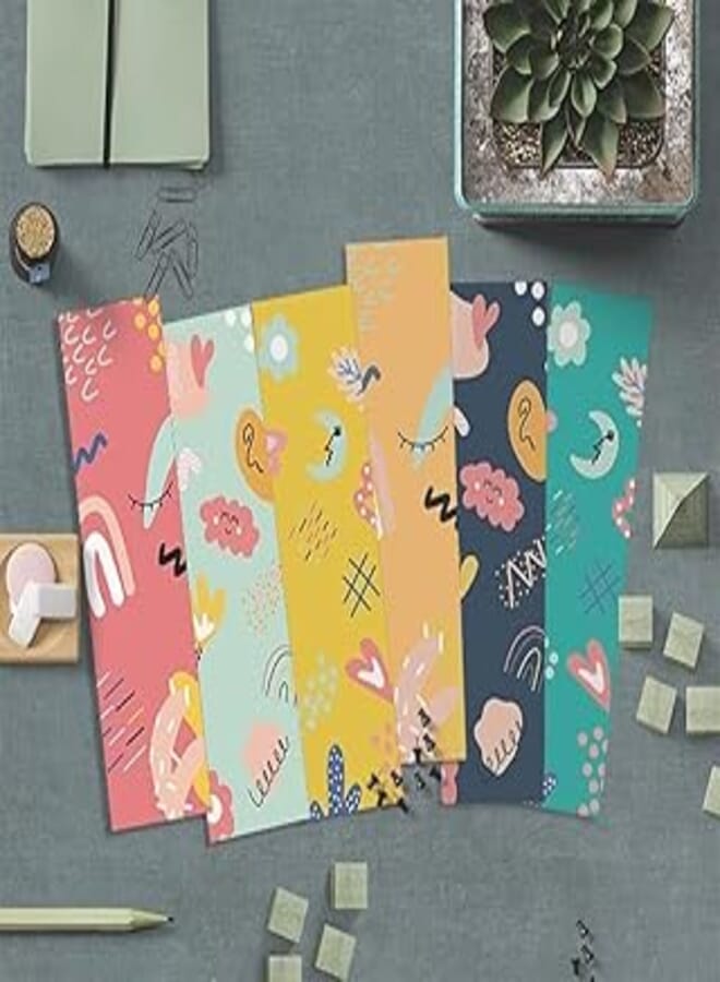6 BOOKMARKS FOR NOTEBOOKS WITH TRENDY DESIGNS-9