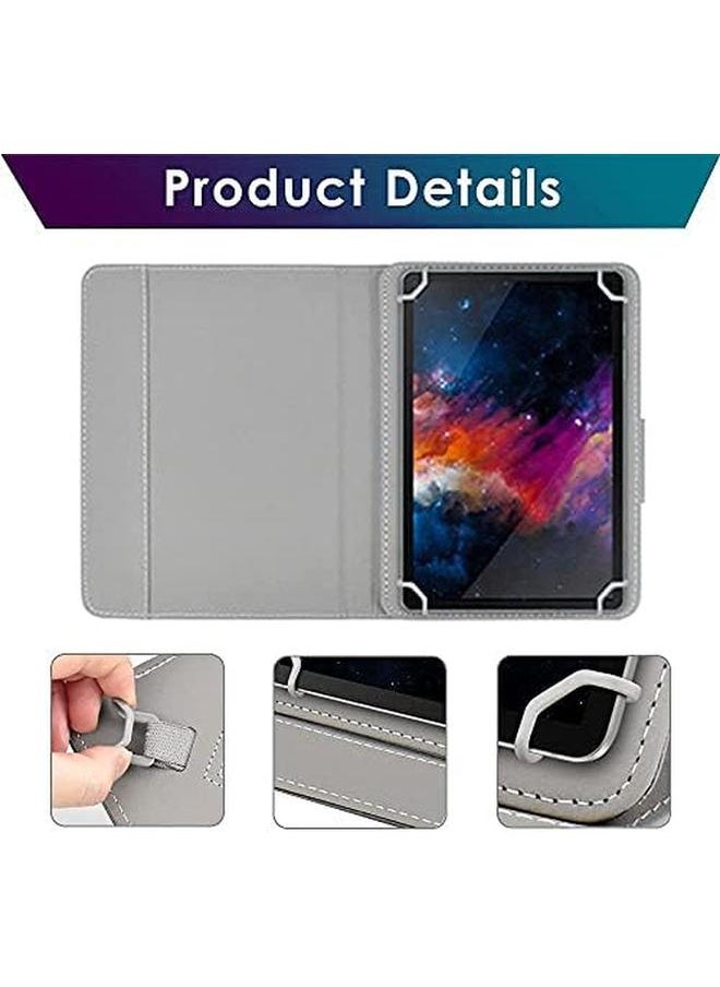 erorex - Universal 7 Inch Tablet Case Lg G Pad 7.0 V400 V410 (Lte) 7 Inch Android Tablet Cases And Cover Painted Series Magnetic Closure Folding Cover Case For 7.0 Inch Tablet Back Case ( 3Black Eyes) - Image 1