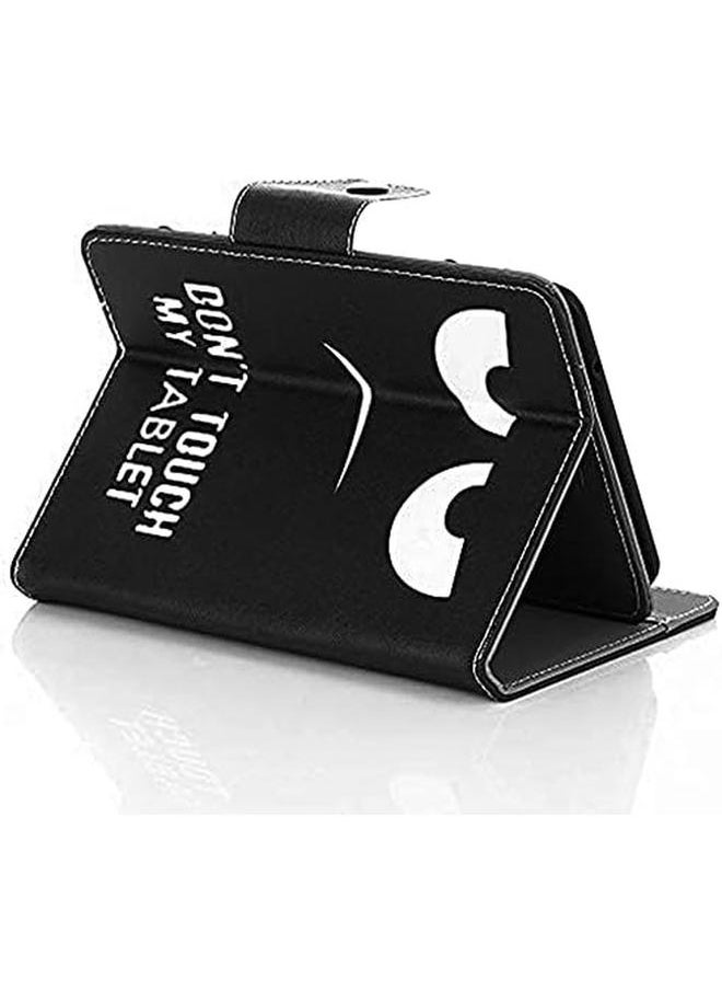 erorex - Universal 7 Inch Tablet Case Lg G Pad 7.0 V400 V410 (Lte) 7 Inch Android Tablet Cases And Cover Painted Series Magnetic Closure Folding Cover Case For 7.0 Inch Tablet Back Case ( 3Black Eyes) - Image 1