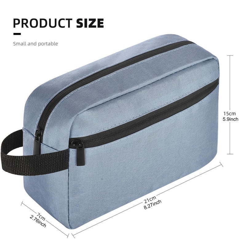 Icramsy Travel Toiletry bag Toiletry bag for women men Hanging Cosmetic bag Travel accessories for Women Men (Blue) - Image 2