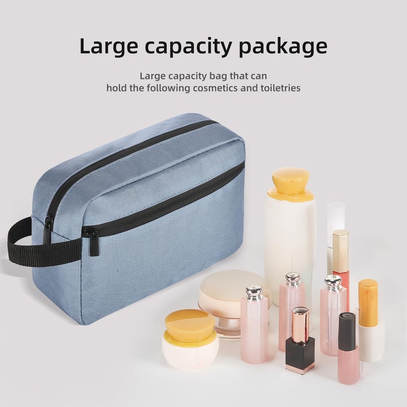 Icramsy Travel Toiletry bag Toiletry bag for women men Hanging Cosmetic bag Travel accessories for Women Men (Blue) - Image 5