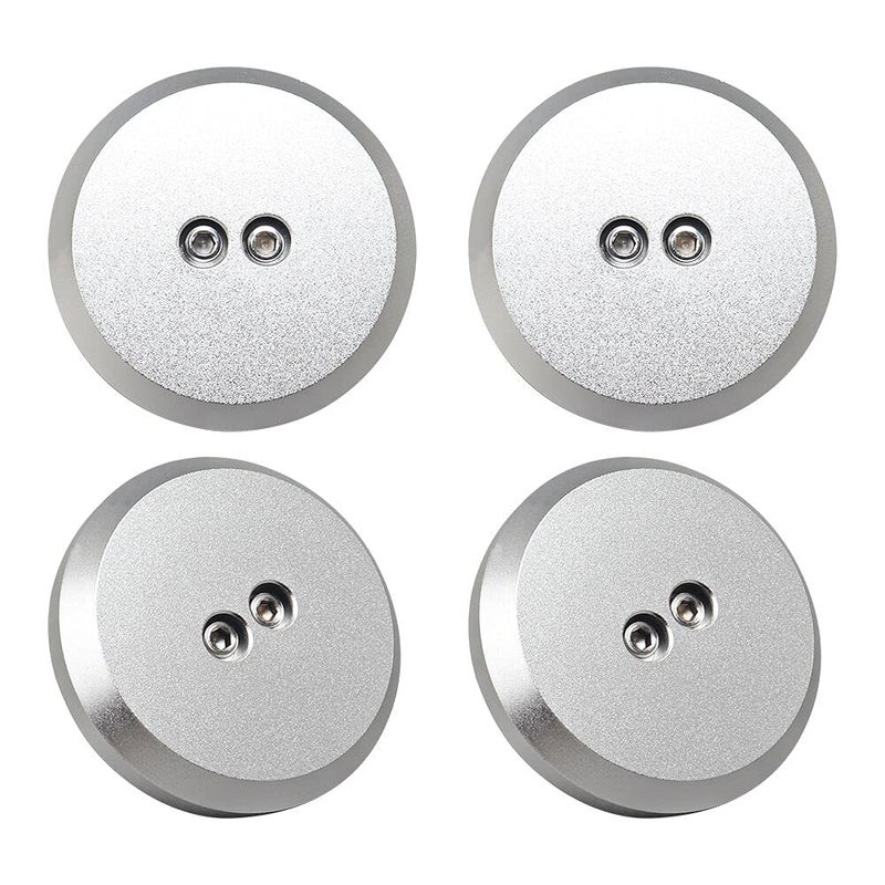 Samman Jack Pad Adapter Billet Bolton Jack Points Leavein Lift Pad Compatible with 19972023 Corvette C5C6C7C8 Models Porsche Frame Rail Silver 4 Pack