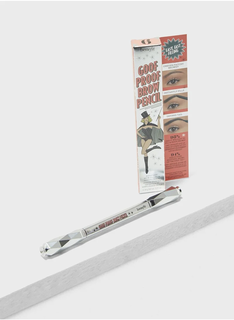 Benefit Cosmetics Goof Proof Brow Pencil Cool Soft Black 6