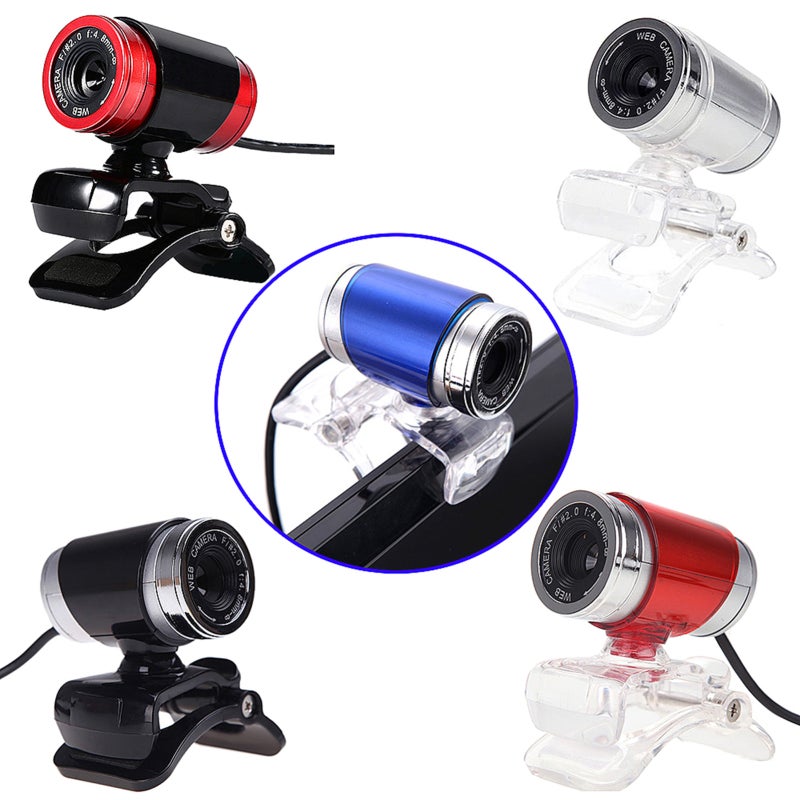 PC Web Cam: 0.3 Megapixel, Built-in Noise-Canceling Mic - 360° Rotatable, High Precision Lens Web Camera for Desktop & Laptop Use - Image 2