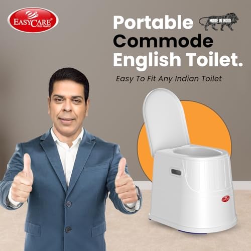 EASYCARE® Heavy Duty Portable Indian to Western Toilet Converter | Commode Stool for Patients, Adults, Elderly, Kids, Handicap | Portable Toilet Seat - Image 3