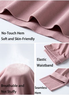 TAPIT Men and Women Thick Thermal Underwear Set Ultra-Soft Long Johns Set Crew Neck Base Layer Stretch Long Johns Bottoms Leggings for Cold Weather Training Hiking Outdoor Sports  - Image 5
