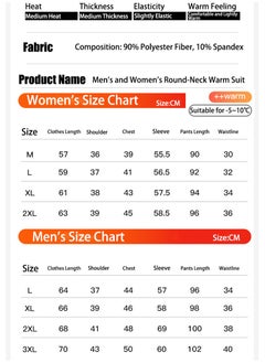 TAPIT Men and Women Thick Thermal Underwear Set Ultra-Soft Long Johns Set Crew Neck Base Layer Stretch Long Johns Bottoms Leggings for Cold Weather Training Hiking Outdoor Sports  - Image 4