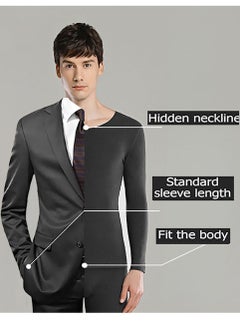 TAPIT Men and Women Thick Thermal Underwear Set Ultra-Soft Long Johns Set Crew Neck Base Layer Stretch Long Johns Bottoms Leggings for Cold Weather Training Hiking Outdoor Sports  - Image 2