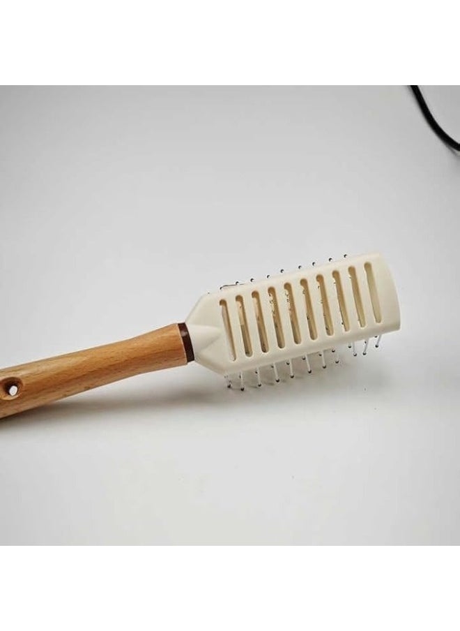 Happy Home Detangling Comb Hair Brush Organic Bamboo Handle Hairbrush Men and Women for short hair | Wet and Dry Hairs | Blow Drying Styling Tool  - Image 4