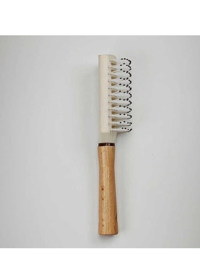 Happy Home Detangling Comb Hair Brush Organic Bamboo Handle Hairbrush Men and Women for short hair | Wet and Dry Hairs | Blow Drying Styling Tool  - Image 5