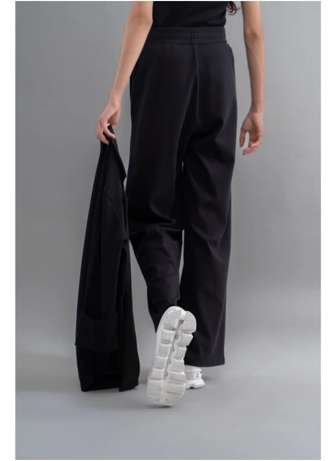 NeceSera SnugKnit Black Flared Pant