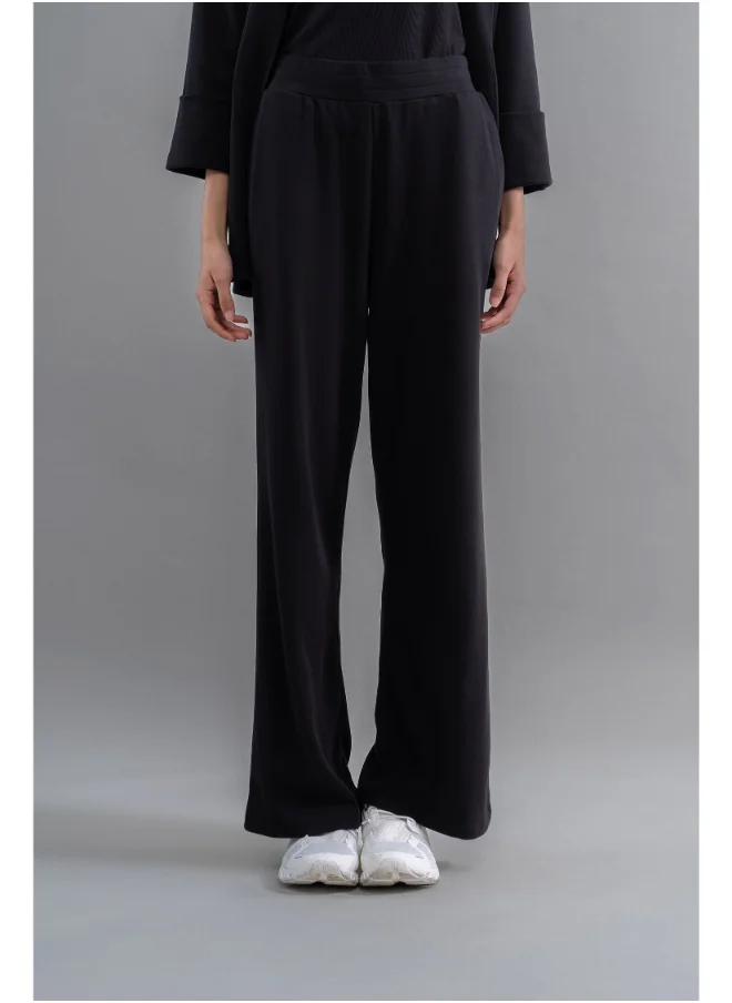 NeceSera SnugKnit Black Flared Pant
