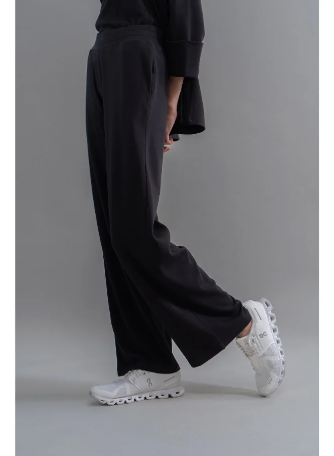 NeceSera Snugknit Black Flared Pant