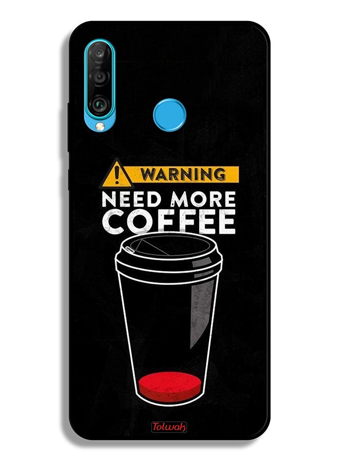 Tolwak Huawei nova 4e Protective Case Cover Need More Coffee - Image 2